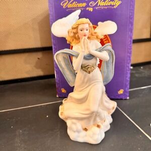 Y2K Vtg Enesco Vatican Nativity Special‎ Millennium Angel 751235M Limited Edit.